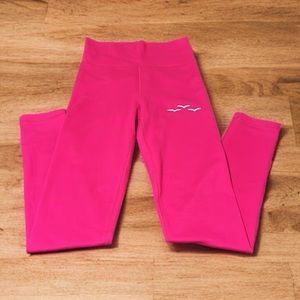 NWT LAZYPANTS Lazy Legs Hot Pink High Waisted Leggings - Medium